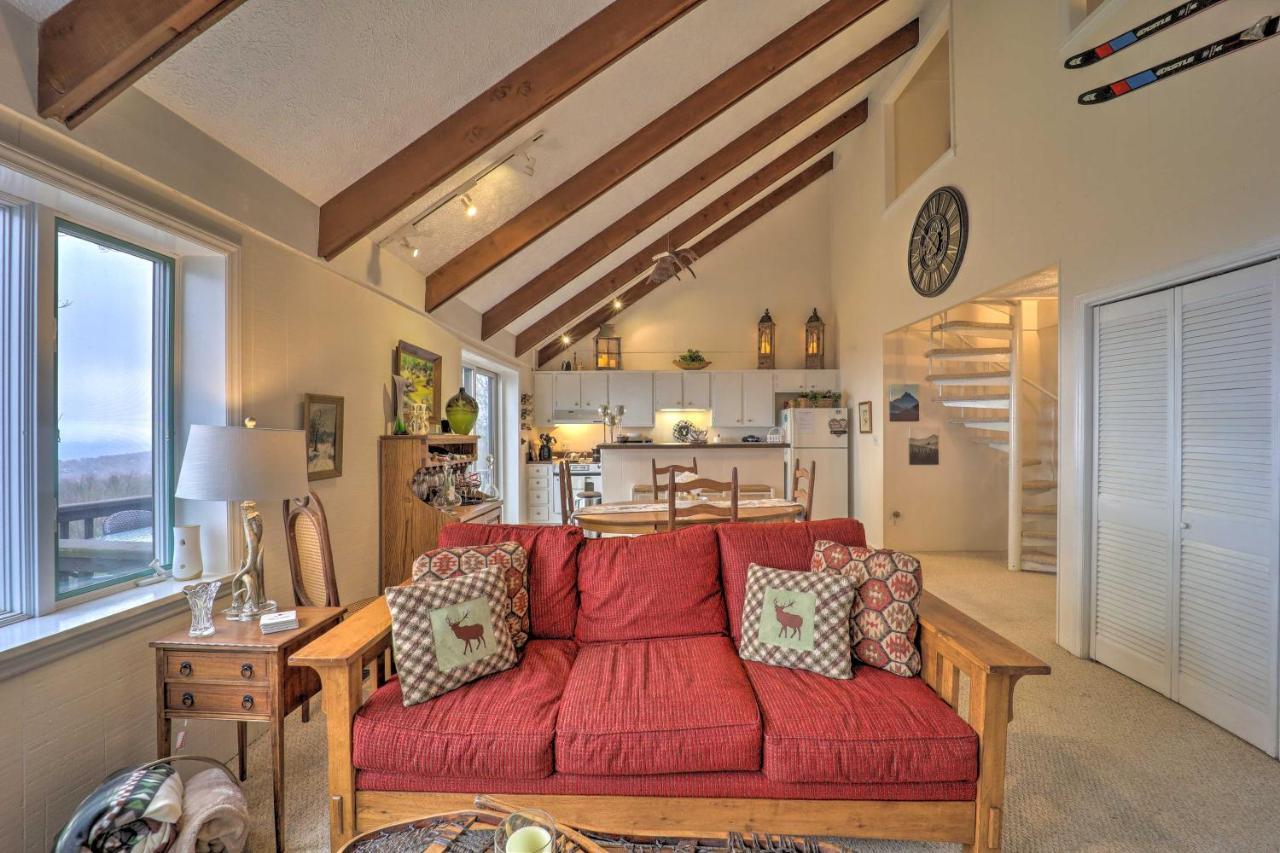 Beautiful Beech Mountain Condo With Private Balcony! 외부 사진