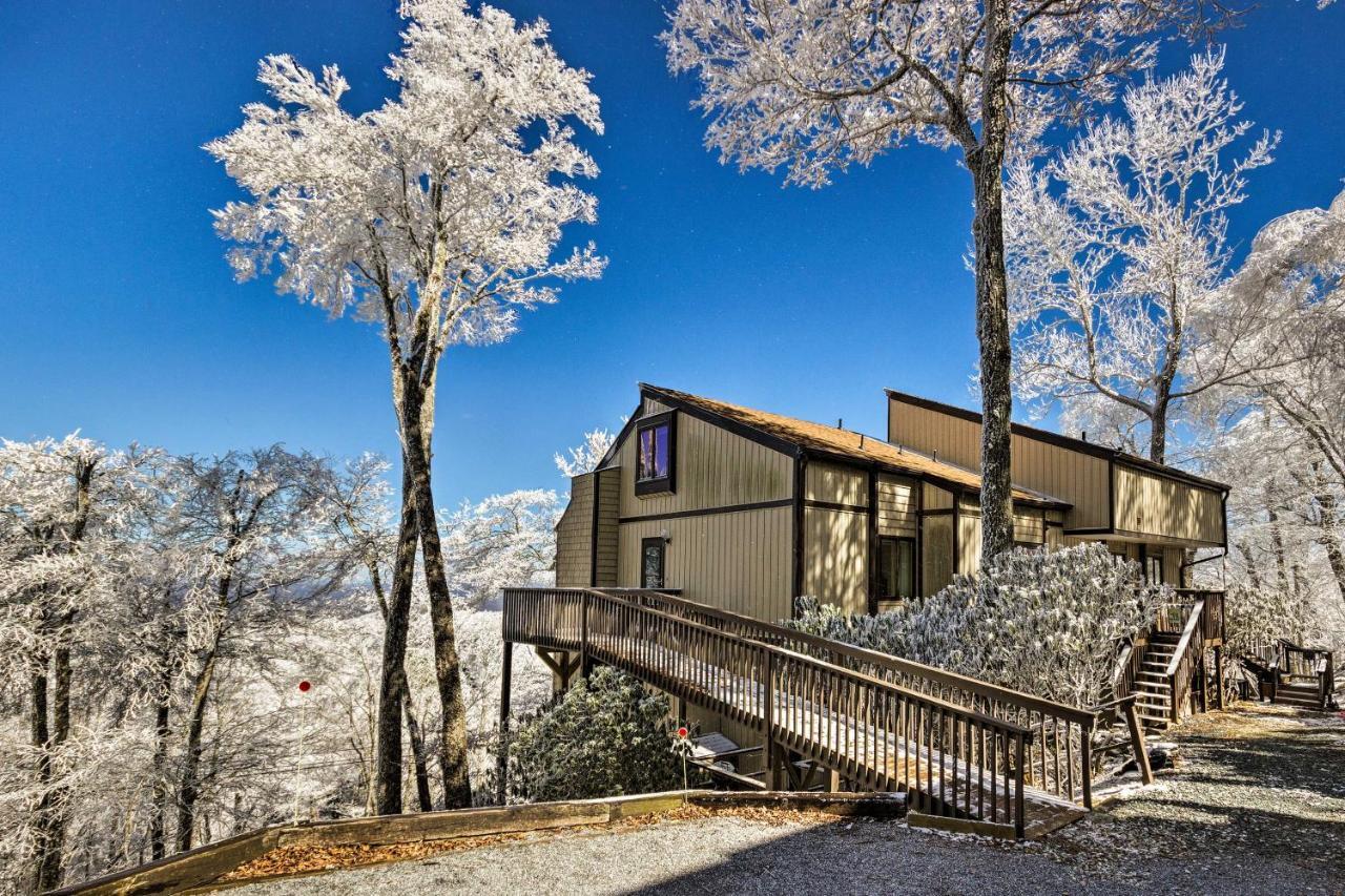 Beautiful Beech Mountain Condo With Private Balcony! 외부 사진
